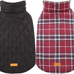 NWT Kuoser Warm Dog Coat, Reversible